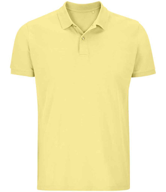 SOL'S Planet Organic Piqué Polo Shirt - Light Yellow (03566)