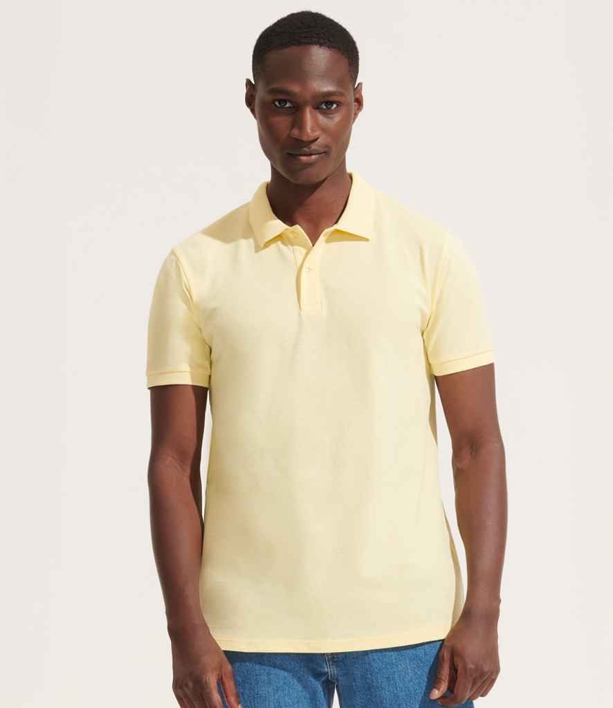 SOL'S Planet Organic Piqué Polo Shirt - Light Yellow (03566)