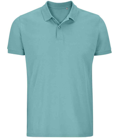SOL'S Planet Organic Piqué Polo Shirt - Pool Blue (03566)