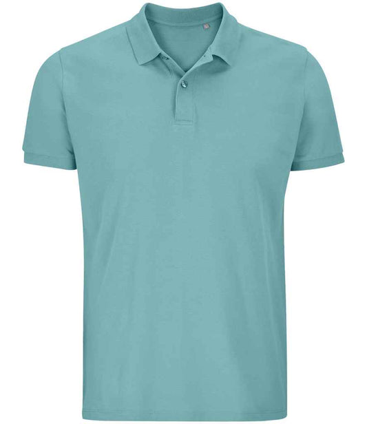 SOL'S Planet Organic Piqué Polo Shirt - Pool Blue (03566)