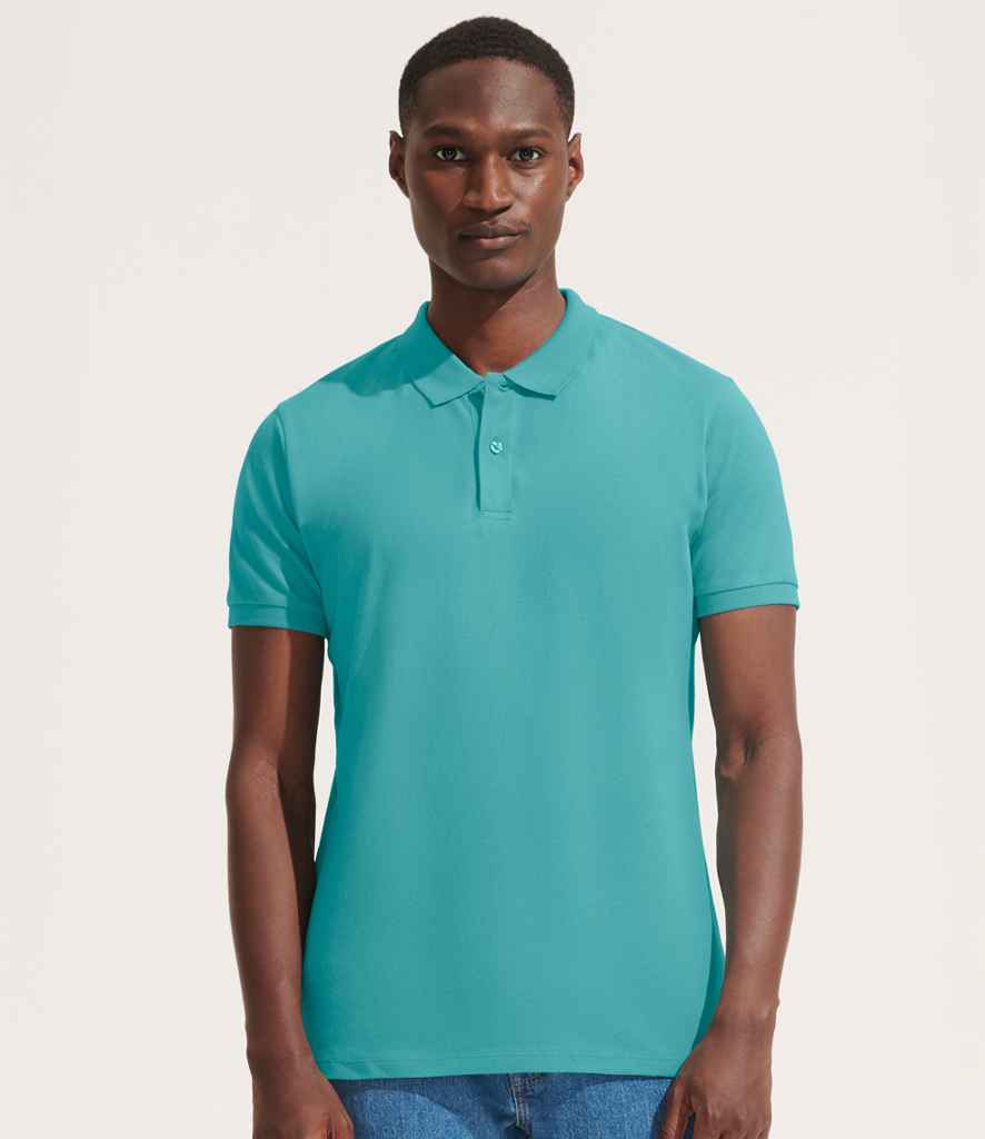 SOL'S Planet Organic Piqué Polo Shirt - Pool Blue (03566)