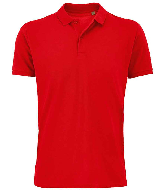 SOL'S Planet Organic Piqué Polo Shirt - Red (03566)