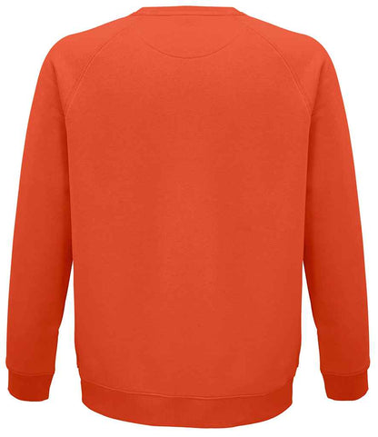 SOL'S Unisex Space Organic Raglan Sweatshirt - Burnt Orange (03567)