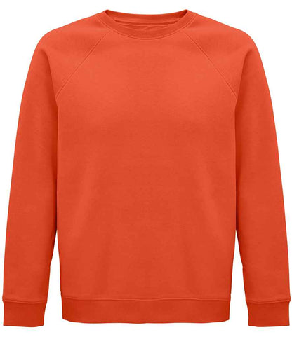 SOL'S Unisex Space Organic Raglan Sweatshirt - Burnt Orange (03567)