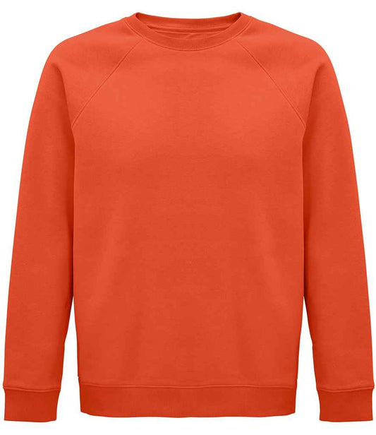SOL'S Unisex Space Organic Raglan Sweatshirt - Burnt Orange (03567)
