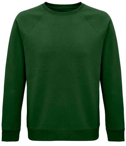 SOL'S Unisex Space Organic Raglan Sweatshirt - Bottle Green (03567)