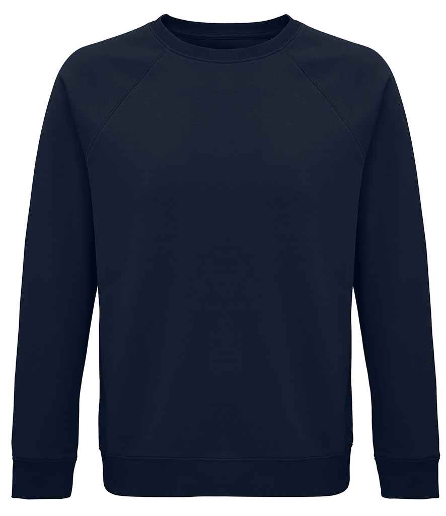 SOL'S Unisex Space Organic Raglan Sweatshirt - French Navy (03567)