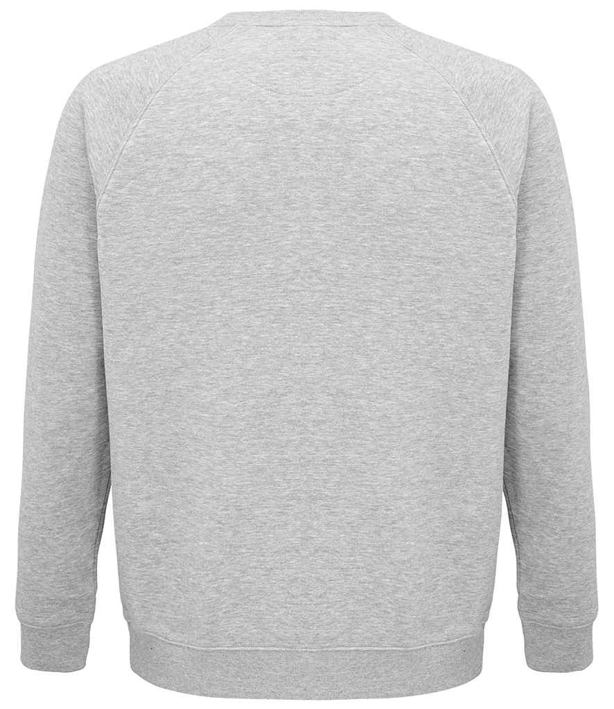 SOL'S Unisex Space Organic Raglan Sweatshirt - Grey Marl (03567)