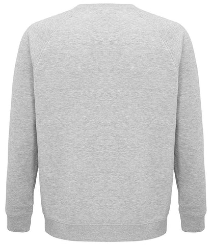 SOL'S Unisex Space Organic Raglan Sweatshirt - Grey Marl (03567)