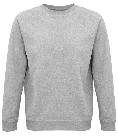 SOL'S Unisex Space Organic Raglan Sweatshirt - Grey Marl (03567)