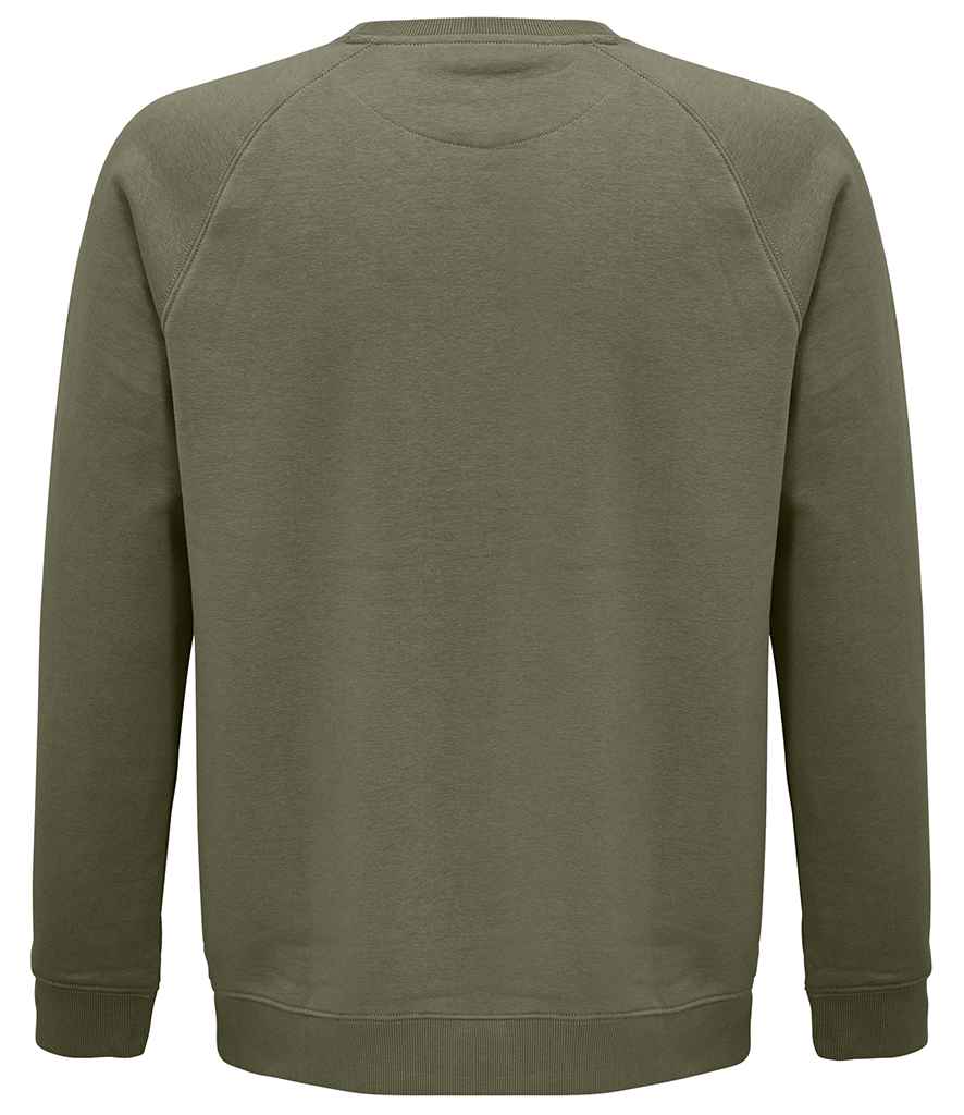 SOL'S Unisex Space Organic Raglan Sweatshirt - Khaki (03567)