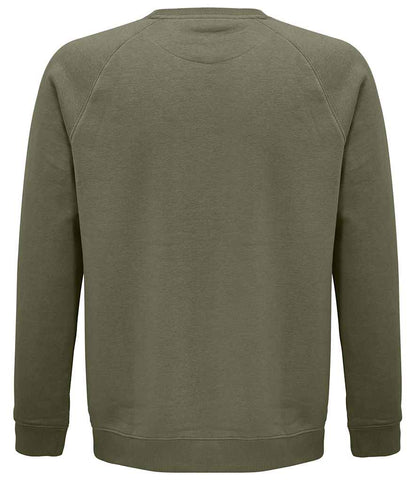 SOL'S Unisex Space Organic Raglan Sweatshirt - Khaki (03567)