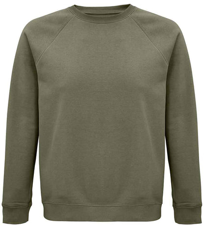 SOL'S Unisex Space Organic Raglan Sweatshirt - Khaki (03567)