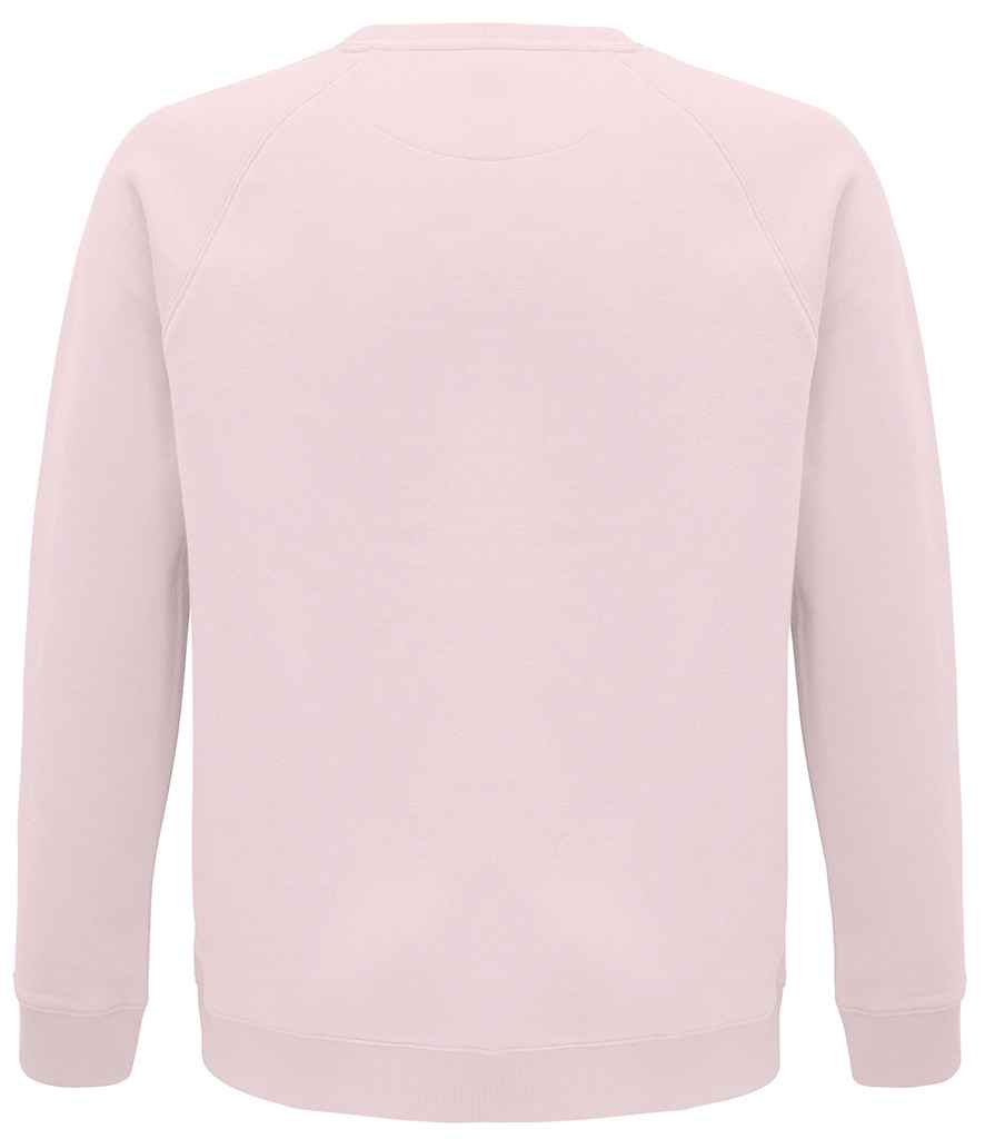 SOL'S Unisex Space Organic Raglan Sweatshirt - Pale Pink (03567)
