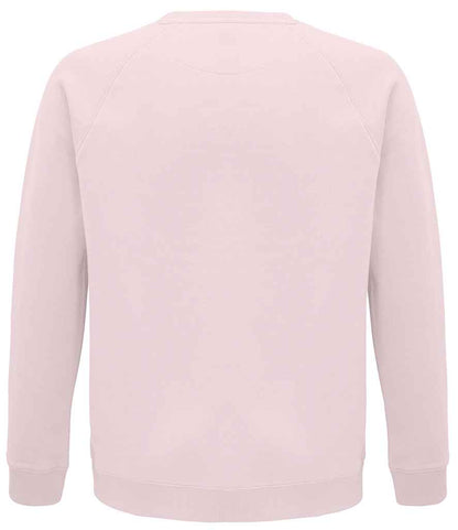SOL'S Unisex Space Organic Raglan Sweatshirt - Pale Pink (03567)