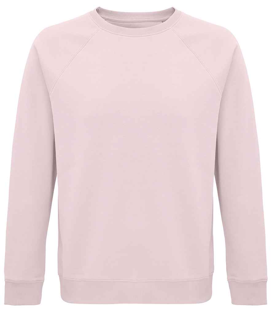 SOL'S Unisex Space Organic Raglan Sweatshirt - Pale Pink (03567)