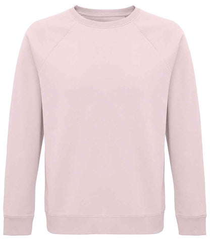 SOL'S Unisex Space Organic Raglan Sweatshirt - Pale Pink (03567)