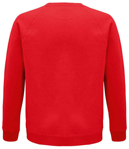 SOL'S Unisex Space Organic Raglan Sweatshirt - Red (03567)