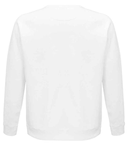 SOL'S Unisex Space Organic Raglan Sweatshirt - White (03567)
