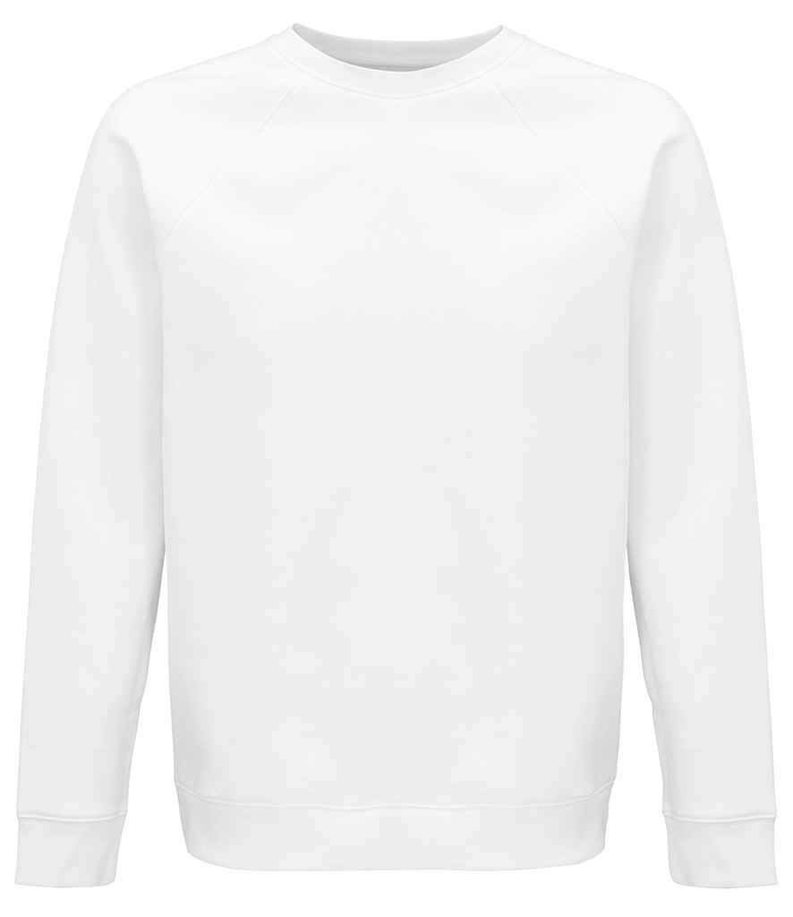 SOL'S Unisex Space Organic Raglan Sweatshirt - White (03567)