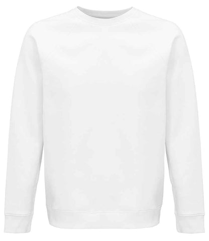 SOL'S Unisex Space Organic Raglan Sweatshirt - White (03567)