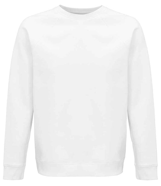 SOL'S Unisex Space Organic Raglan Sweatshirt - White (03567)