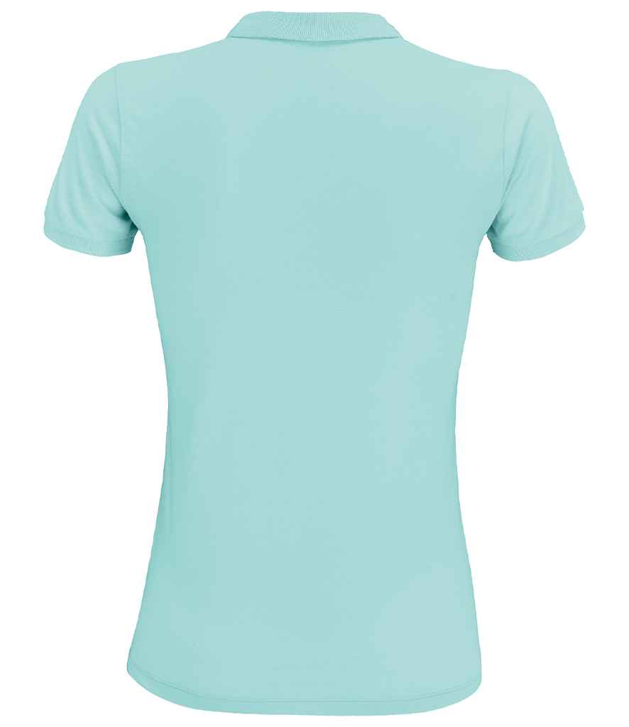 SOL'S Ladies Planet Organic Piqué Polo Shirt - Arctic Blue (03575)