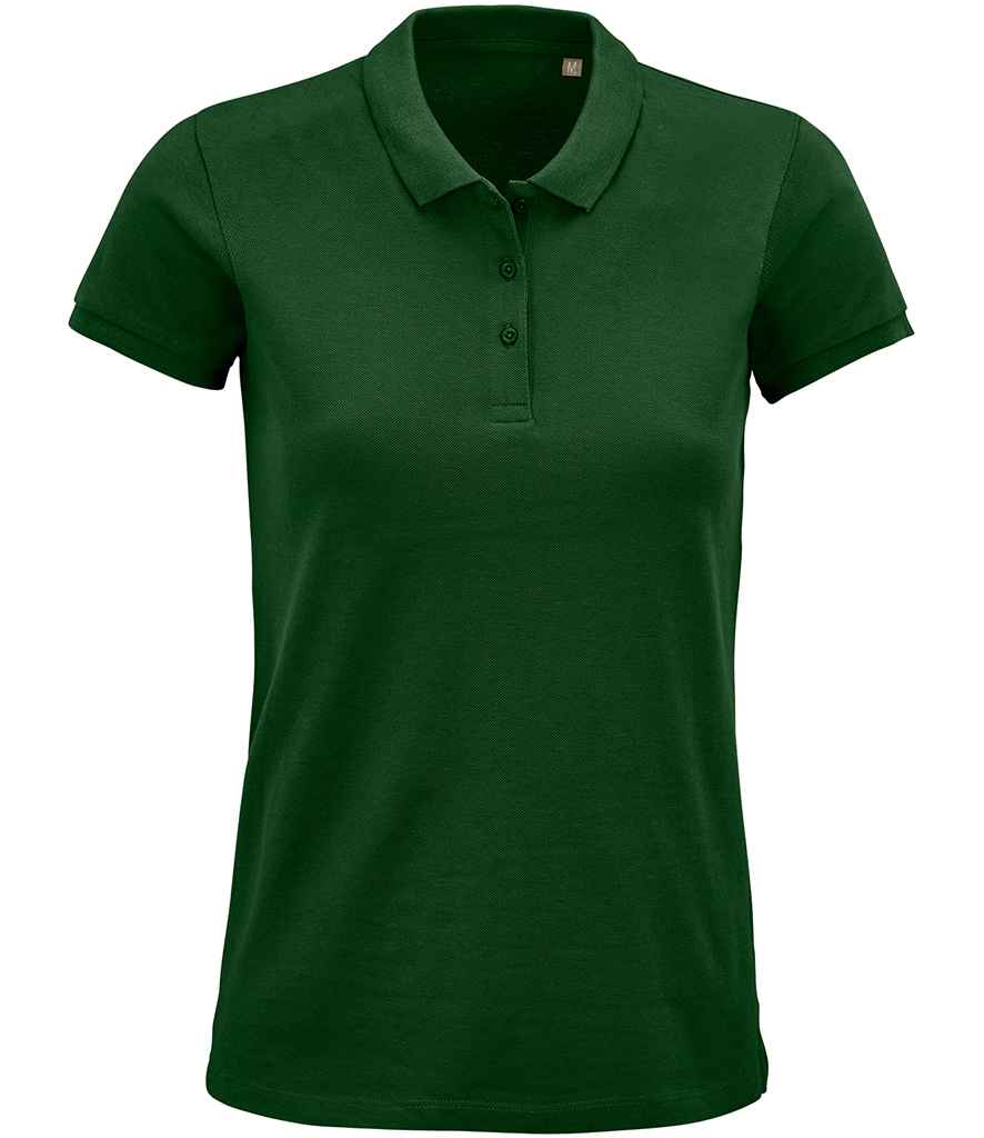 SOL'S Ladies Planet Organic Piqué Polo Shirt - Bottle Green (03575)