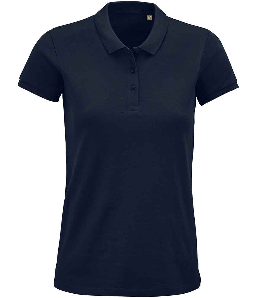 SOL'S Ladies Planet Organic Piqué Polo Shirt - French Navy (03575)