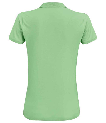 SOL'S Ladies Planet Organic Piqué Polo Shirt - Frozen Green (03575)