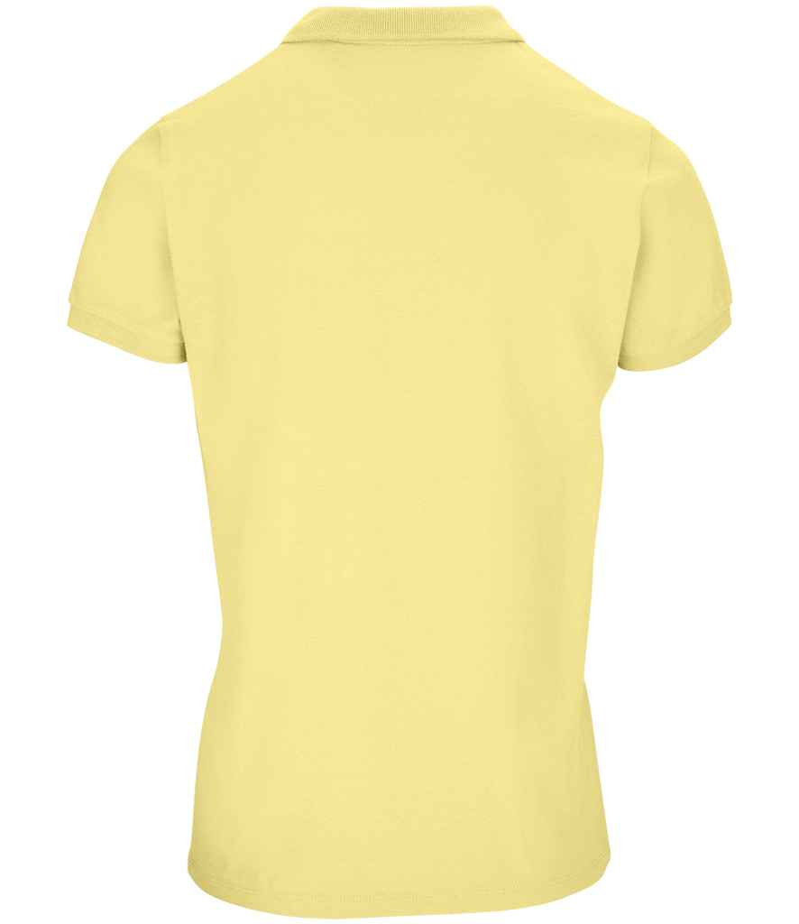 SOL'S Ladies Planet Organic Piqué Polo Shirt - Light Yellow (03575)