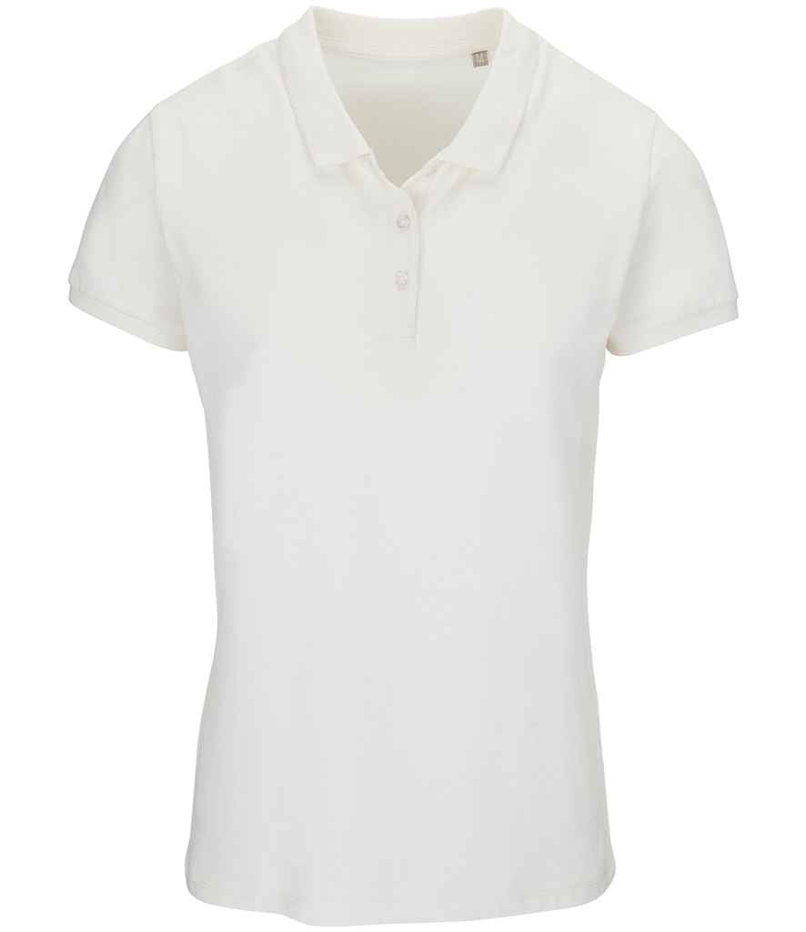 SOL'S Ladies Planet Organic Piqué Polo Shirt - Off White (03575)