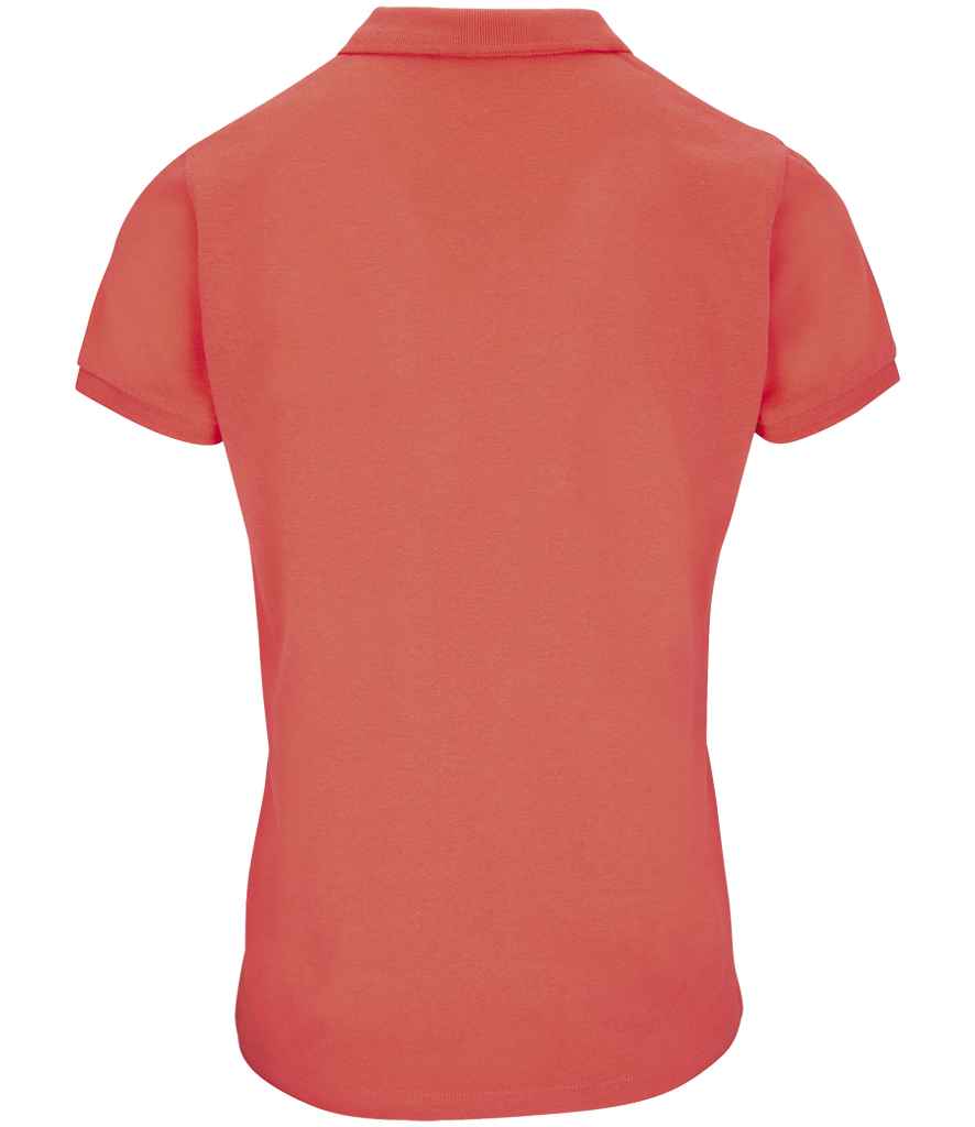 SOL'S Ladies Planet Organic Piqué Polo Shirt - Pop Orange (03575)