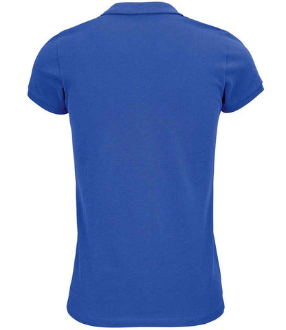 SOL'S Ladies Planet Organic Piqué Polo Shirt - Royal Blue (03575)