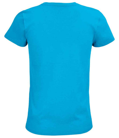 SOL'S Ladies Pioneer Organic T-Shirt - Aqua (03579)