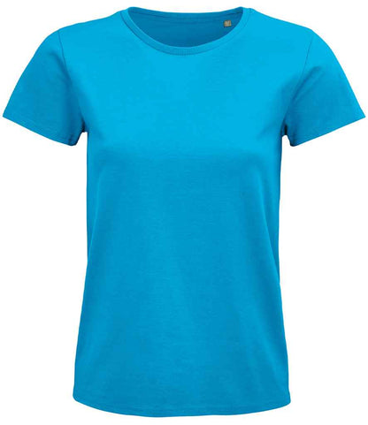 SOL'S Ladies Pioneer Organic T-Shirt - Aqua (03579)