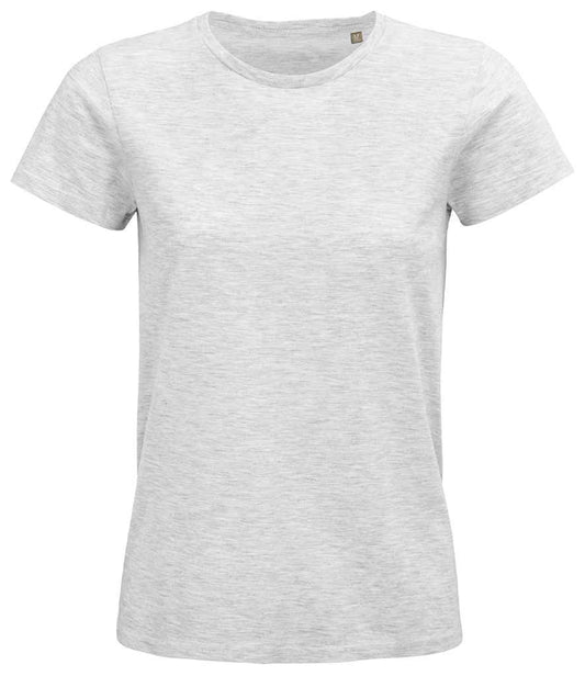 SOL'S Ladies Pioneer Organic T-Shirt - Ash (03579)