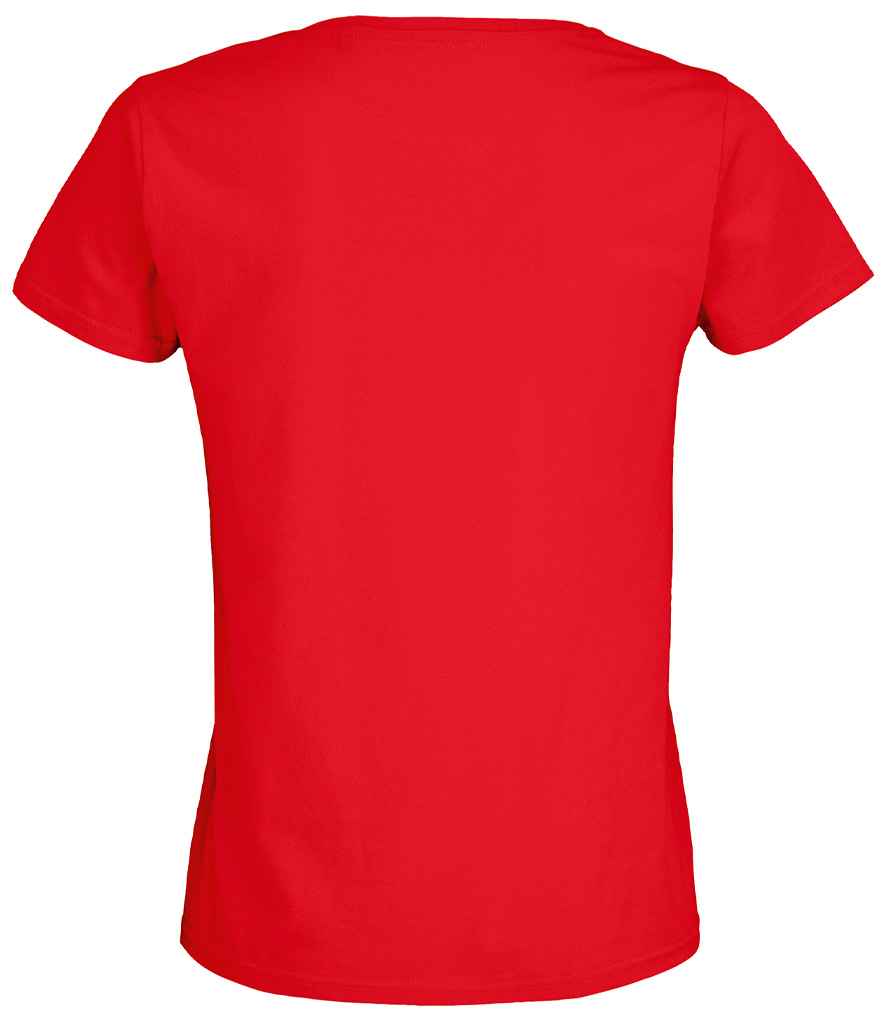 SOL'S Ladies Pioneer Organic T-Shirt - Bright Red (03579)