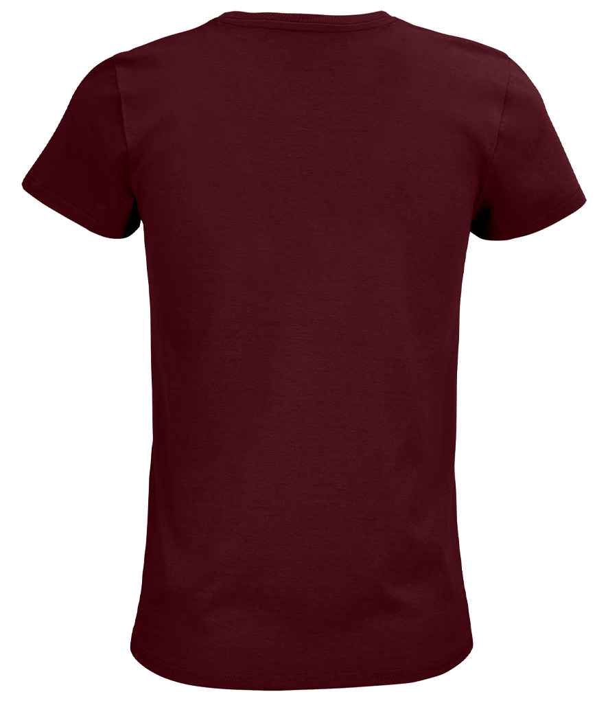 SOL'S Ladies Pioneer Organic T-Shirt - Burgundy (03579)