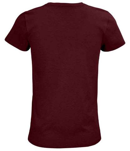 SOL'S Ladies Pioneer Organic T-Shirt - Burgundy (03579)