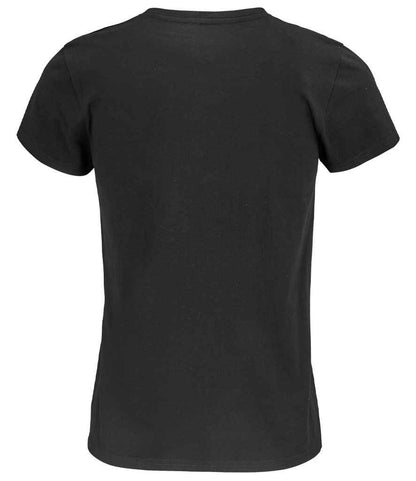 SOL'S Ladies Pioneer Organic T-Shirt - Deep Black (03579)