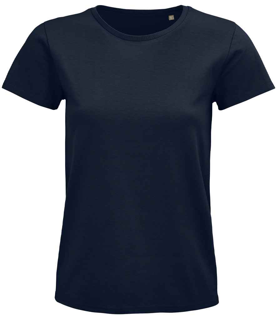 SOL'S Ladies Pioneer Organic T-Shirt - French Navy (03579)