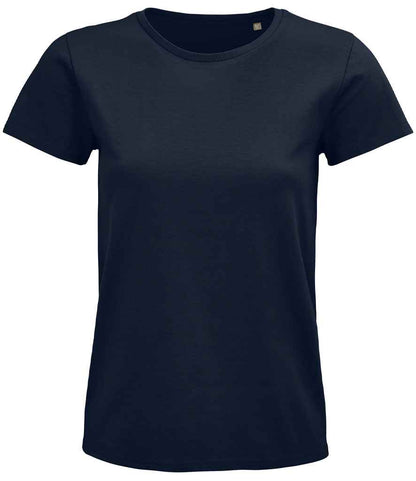 SOL'S Ladies Pioneer Organic T-Shirt - French Navy (03579)