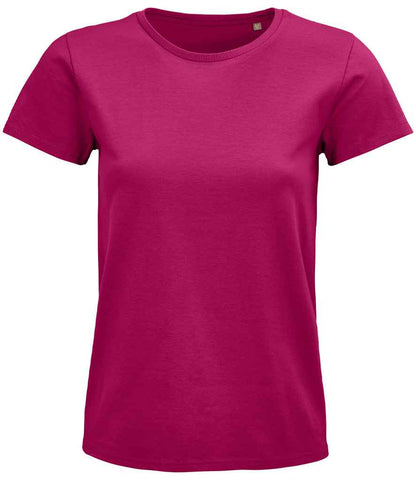 SOL'S Ladies Pioneer Organic T-Shirt - Fuchsia (03579)