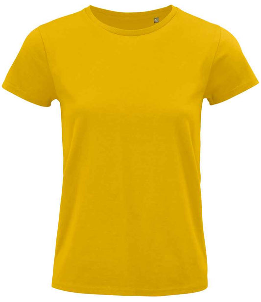 SOL'S Ladies Pioneer Organic T-Shirt - Gold (03579)