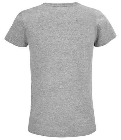 SOL'S Ladies Pioneer Organic T-Shirt - Grey Marl (03579)