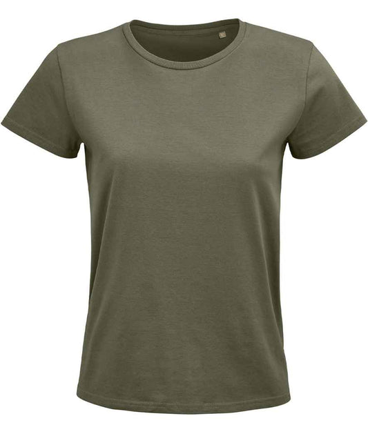 SOL'S Ladies Pioneer Organic T-Shirt - Khaki (03579)