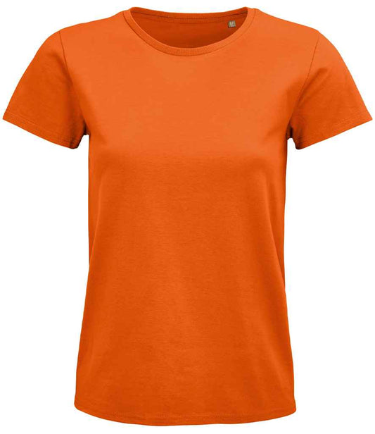 SOL'S Ladies Pioneer Organic T-Shirt - Orange (03579)