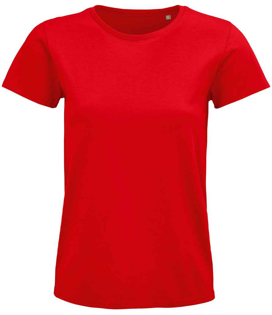 SOL'S Ladies Pioneer Organic T-Shirt - Red (03579)