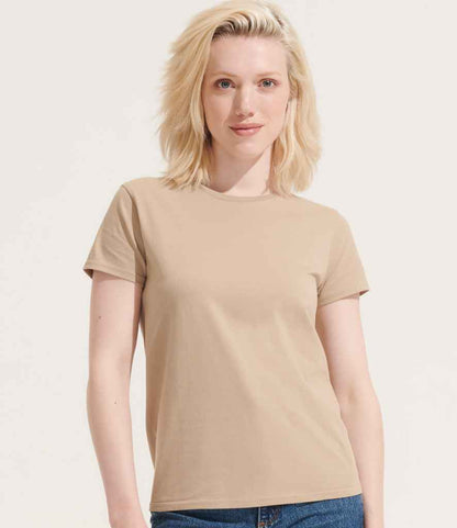 SOL'S Ladies Pioneer Organic T-Shirt - Rope (03579)